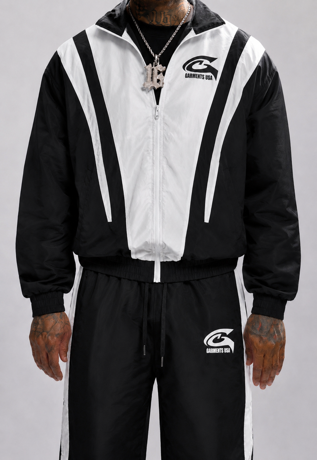 White / Black GRTMS Tracksuits