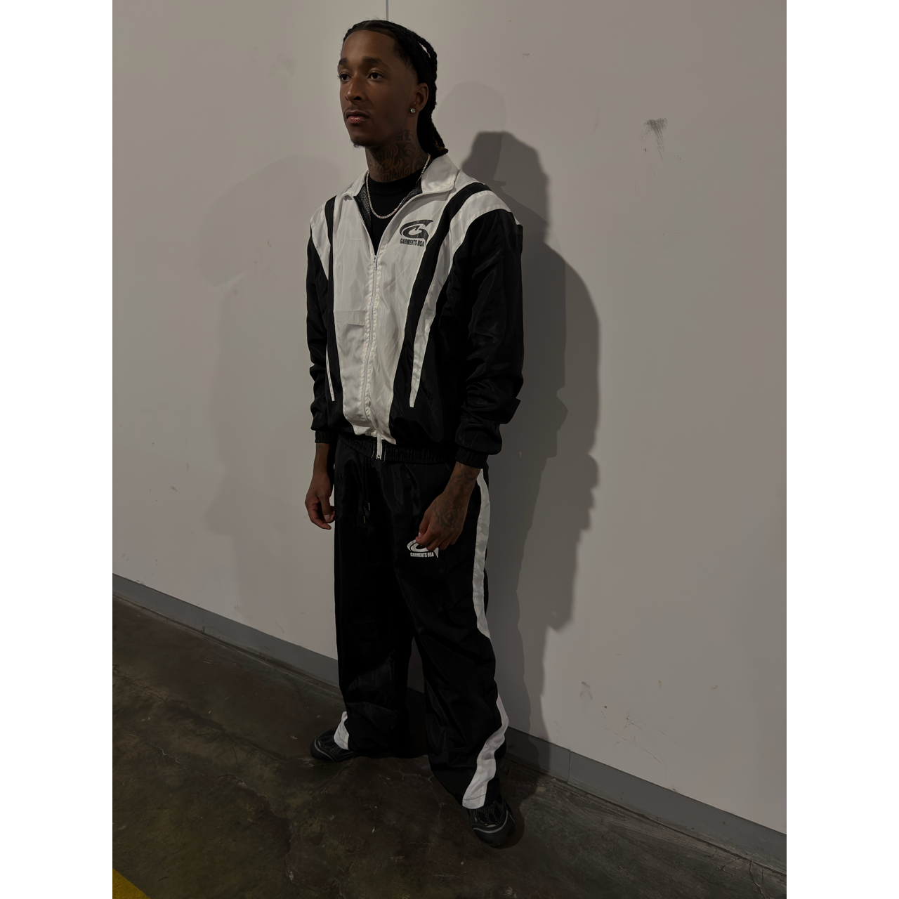 White / Black GRTMS Tracksuits